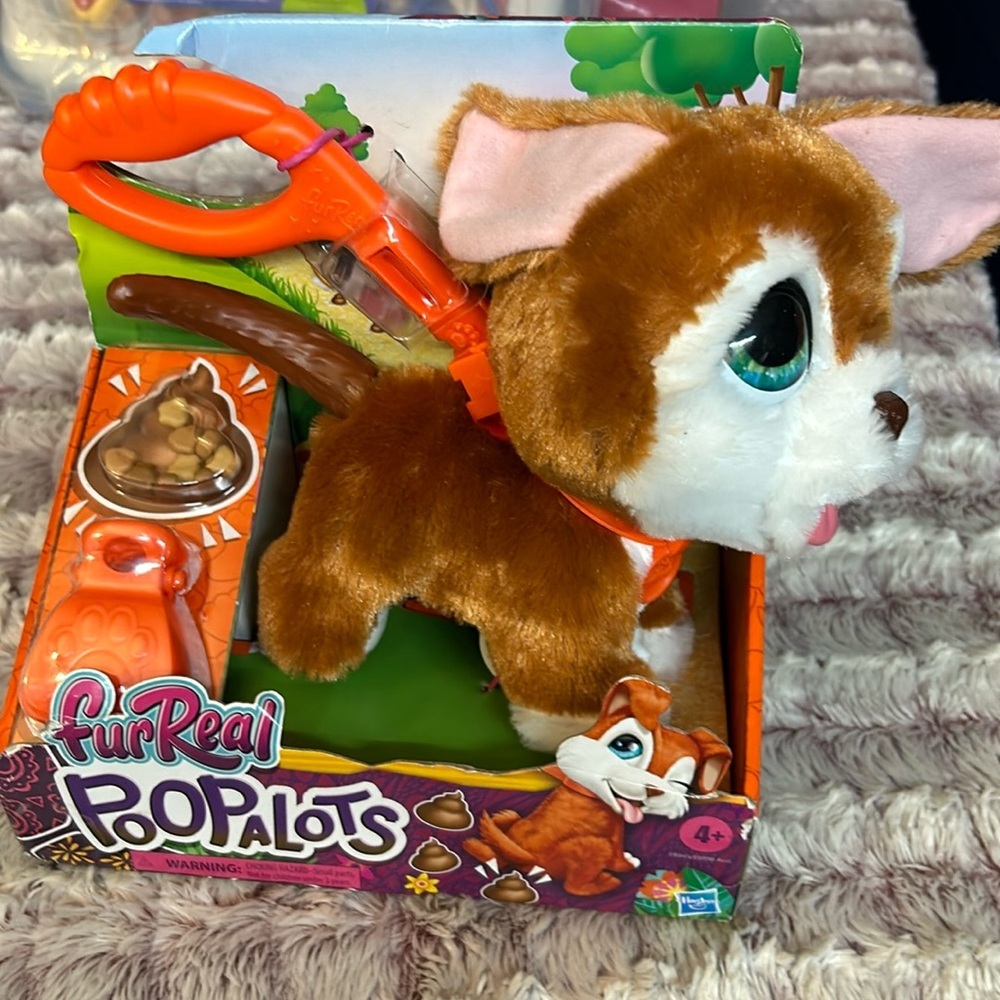 Fur Real Poopalots Interactive Puppy Toy Hasbro Feed